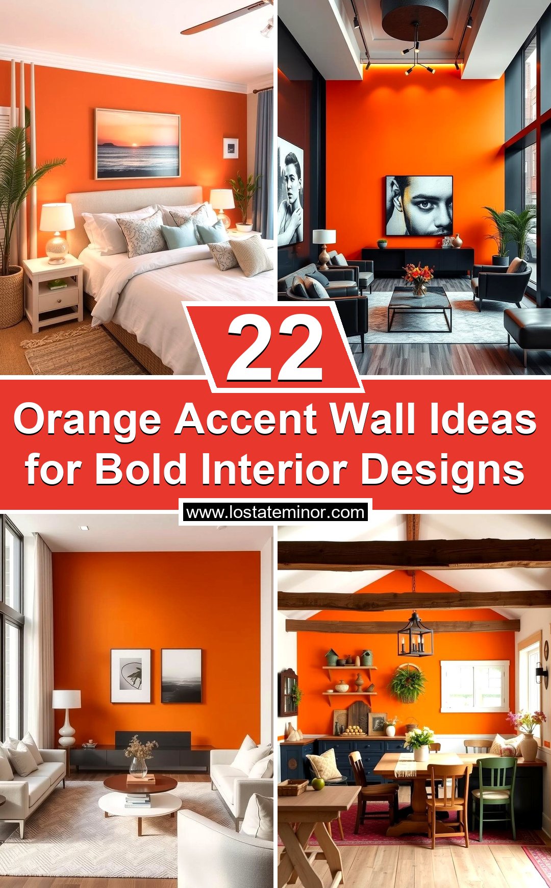 10 Stunning Orange Accent Wall Ideas to Transform Your Space - Image 4
