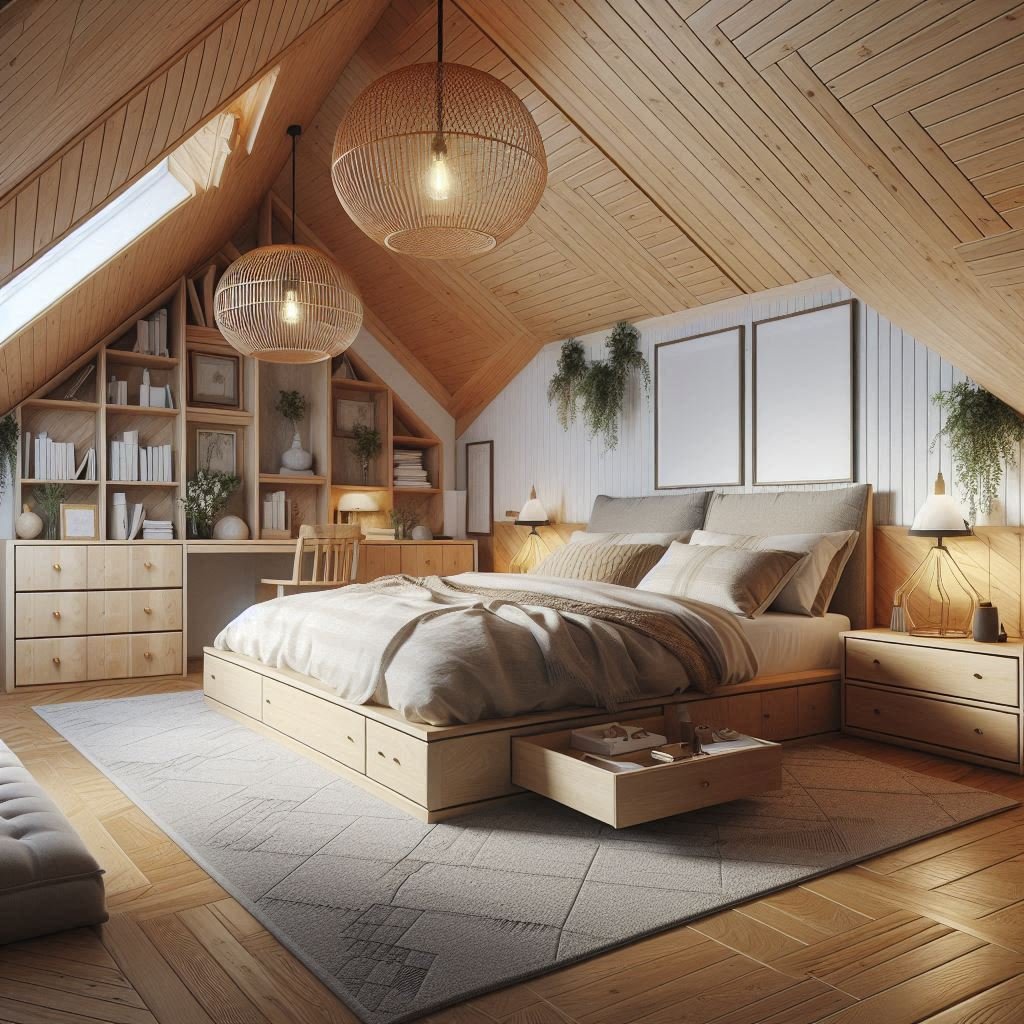 15 Low Sloped Ceiling Bedroom Ideas for a Cozy and Spacious Feel - Image 1