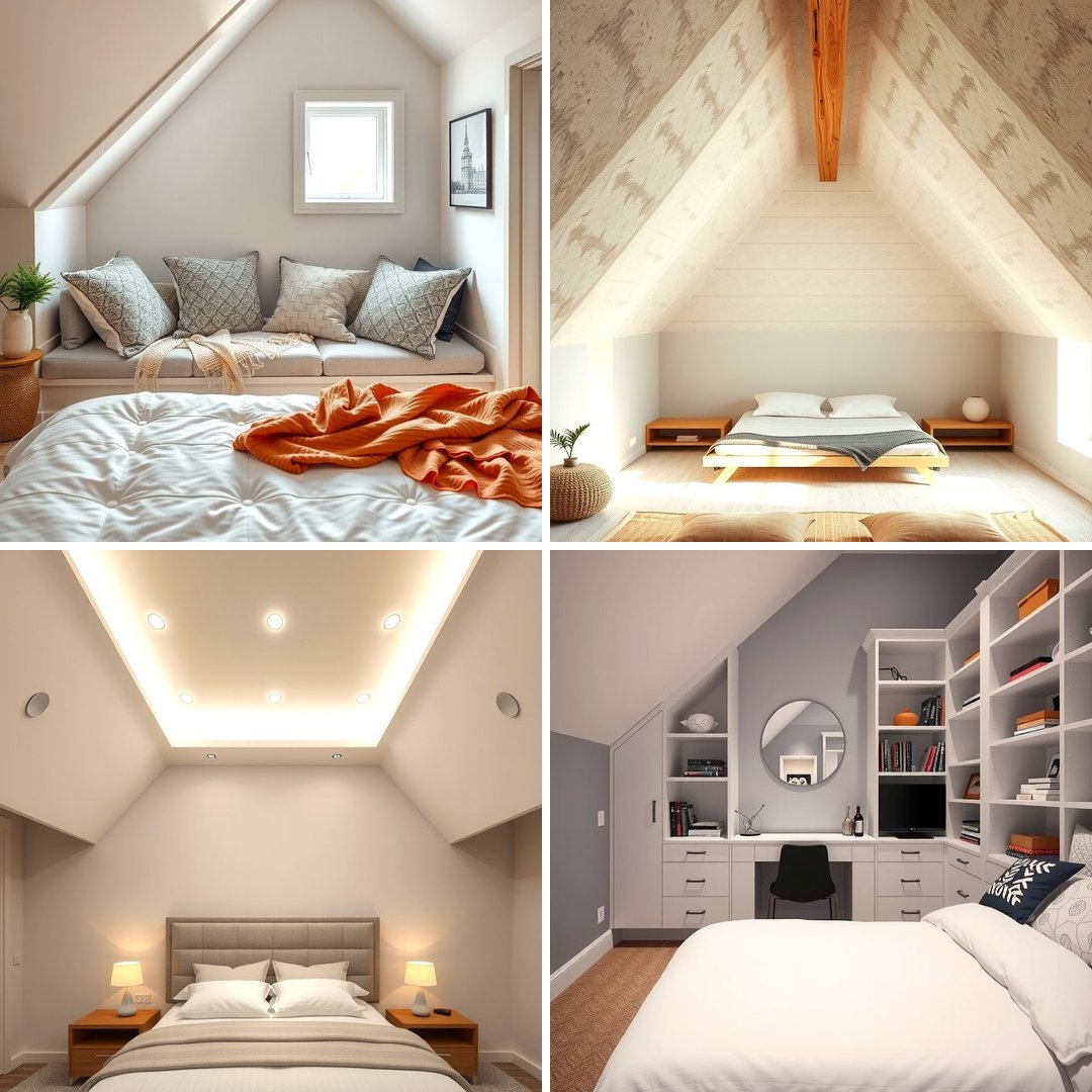15 Low Sloped Ceiling Bedroom Ideas for a Cozy and Spacious Feel - Image 4