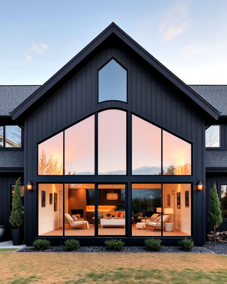 20 Stunning Black Siding House Ideas to Transform Your Home Exterior - Image 5